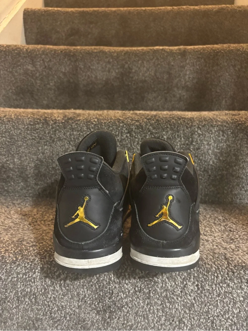 Air Jordan 4 Retro Royalty Black Gold size 13